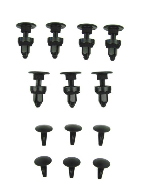 Precision Replacement Parts Weatherstrip Seal Fasteners CFK-653-90 Fits 2 door coupe models - Cowl Fastener Clip Kit, 13 Piece Set