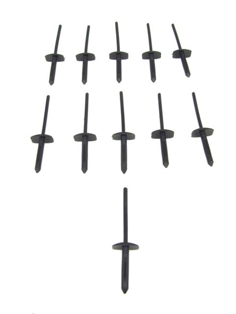 Precision Replacement Parts Weatherstrip Seal Fasteners CFK-967-86 1986-1997 Ford Aerostar, Cowl Fastener Clip Kit, 11 Piece Set