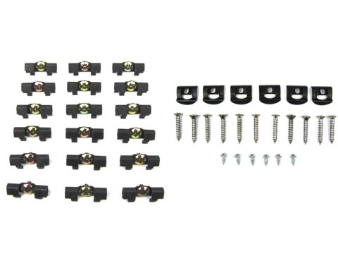 Precision Replacement Parts Windshield Molding Clip Kits MCK-3340-64 1964-1965 Mopar B-Body, Kit, and Rear Window