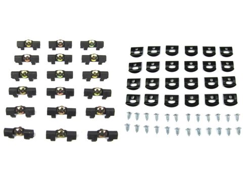 Precision Replacement Parts Windshield Molding Clip Kits MCK-3440-64 1964-1965 Mopar B-Body, Kit, and Rear Window