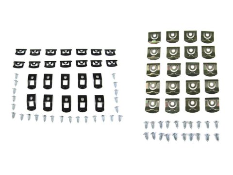 Precision Replacement Parts Windshield Molding Clip Kits MCK-3440-66 1966-1967 Mopar B-Body (2Dr Hardtop), Kit, and Rear Window