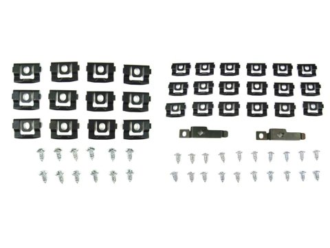 Precision Replacement Parts Body Molding Fasteners MCK-3440-70 1970-1970 Dodge Challenger/Barracuda (2Dr Hardtop), Clip Kit, Windshield and Rear Window Kits