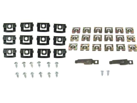 Precision Replacement Parts Windshield Molding Clip Kits MCK-3440-71 1971-1974 Dodge Challenger/Barracuda (2Dr Hardtop), Kit, and Rear Window
