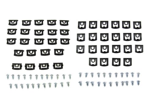 Precision Replacement Parts Windshield Molding Clip Kits MCK-3441-68 1968-1976 Dodge Dart (2Dr Hardtop), Kit, and Rear Window