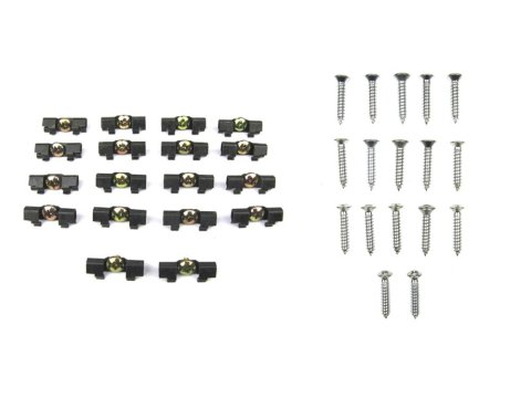 Precision Replacement Parts Windshield Molding Clip Kits MCK-3740-63 1963-1963 Mopar B-Body, Kit, and Rear Window