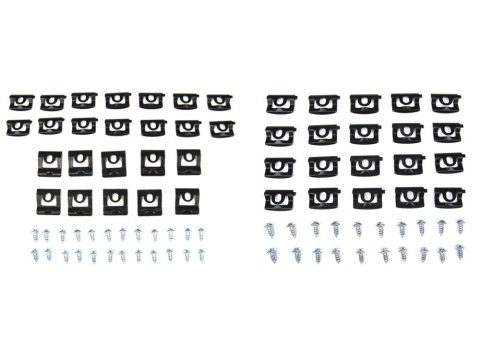 Precision Replacement Parts Windshield Molding Clip Kits MCK-3740-68 1968-1970 Dodge Charger, Kit, and Rear Window