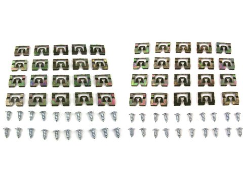 Precision Replacement Parts Windshield/Rear Window Molding Clip Kits MCK-3740-71 Clips, Front/Rear Windshield, Dodge, Plymouth, Kit