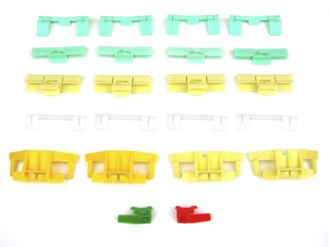 Precision Replacement Parts Windshield Molding Clip Kits PCK-2008-97 1997-1999 Acura CL (2Dr Coupe), Kit, Windshield, 22 Piece Set