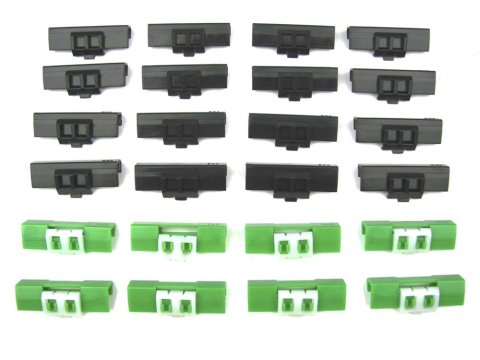 Precision Replacement Parts Windshield Molding Clip Kits PCK-404-79-G 1979-1990 Volvo 240/242/24/245/262C/265, Kit, Windshield, 24 Piece Set