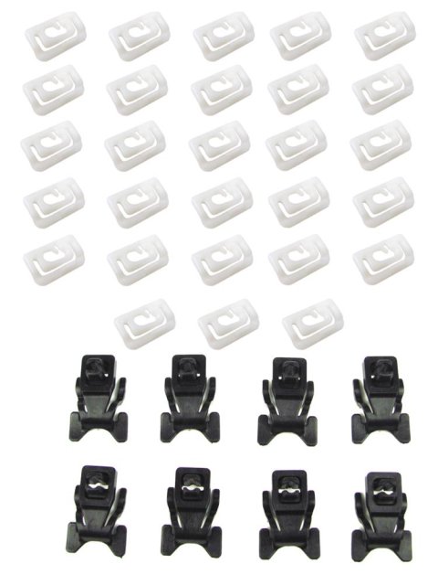 Precision Replacement Parts Windshield Molding Clip Kits PCK-407-80 1980-1982 Toyota Tercel, Kit, Windshield, 36 Piece Set