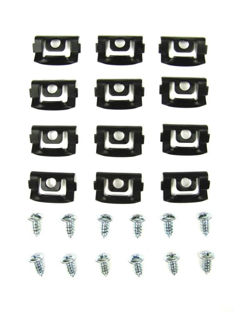 Precision Replacement Parts Windshield Molding Clip Kits PCK-4439-70 1970-1976 Dodge Dart/Duster (2Dr Coupe), Fits 2 door hardtop models (Demon, Sport, Duster) models - Kit, Rea