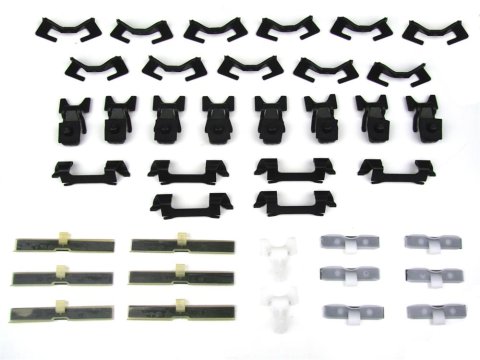 Precision Replacement Parts Windshield Molding Clip Kits PCK-448-83 1983-1988 Toyota Tercel, Kit, Windshield, 39 Piece Set