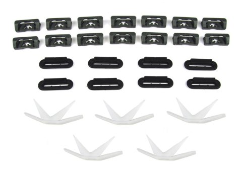 Precision Replacement Parts Windshield Molding Clip Kits PCK-451-83 1983-1987 Mazda 626 (2Dr Coupe/4Dr Hatchback), Kit, Windshield, 27 Piece Set