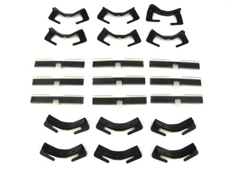 Precision Replacement Parts Windshield Molding Clip Kits PCK-453-83 1983-1985 Toyota Celica (2Dr Coupe/4Dr Hatchback), Kit, Windshield, 21 Piece Set