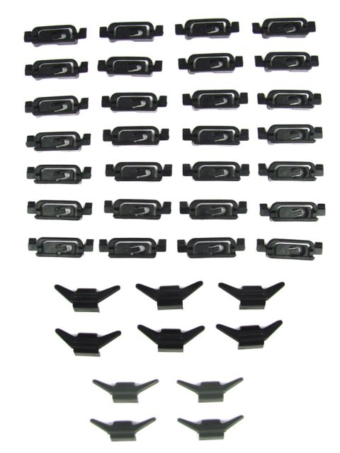 Precision Replacement Parts Windshield Molding Clip Kits PCK-459-83 1983-1987 Honda Prelude (2Dr Coupe), Kit, Windshield, 38 Piece Set