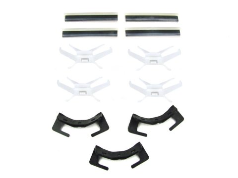 Precision Replacement Parts Windshield Molding Clip Kits PCK-465-85 1985-1987 Toyota Corolla (2Dr Coupe), Kit, Windshield, 11 Piece Set
