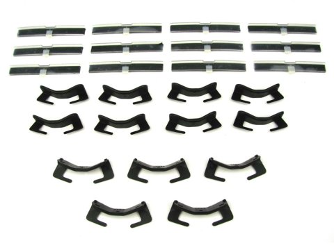 Precision Replacement Parts Windshield Molding Clip Kits PCK-466-84 1984-1987 Toyota Corolla (4Dr Sedan), Kit, Windshield, 25 Piece Set