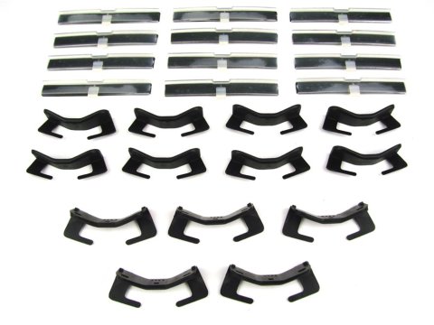 Precision Replacement Parts Windshield Molding Clip Kits PCK-467-84 1984-1987 Toyota Corolla/Nova (4Dr), Kit, Windshield, 25 Piece Set
