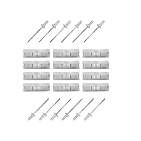Precision Replacement Parts Windshield Molding Clip Kits PCK-4734-18 2018-2018 Toyota Camry (4Dr Sedan), Kit, Windshield, 24 Piece Set