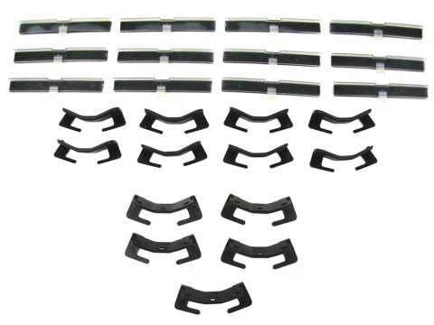 Precision Replacement Parts Windshield Molding Clip Kits PCK-545-87 1987-1988 Toyota Corolla (2Dr Hatchback), Kit, Windshield, 25 Piece Set