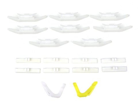 Precision Replacement Parts Windshield Molding Clip Kits PCK-547-87 1987-1990 Toyota Tercel (Hatchback), Kit, Windshield, 18 Piece Set