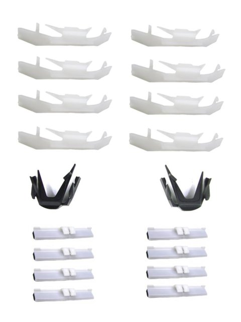 Precision Replacement Parts Windshield Molding Clip Kits PCK-580-88 1988-1992 Toyota Corolla (4Dr Sedan/Wagon), Kit, Windshield, 18 Piece Set