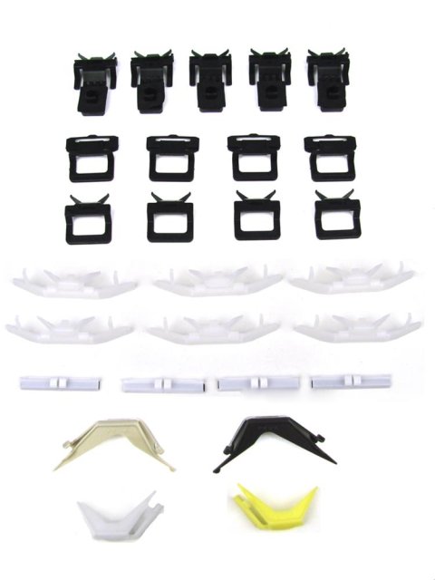 Precision Replacement Parts Windshield Molding Clip Kits PCK-598-89-H 1990-1995 Toyota Pickup/4Runner, Kit, Windshield, 27 Piece Set