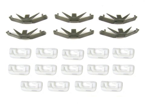 Precision Replacement Parts Windshield Molding Clip Kits PCK-606-89 1989-1993 Mitsubishi Galant (4Dr Sedan), Kit, Windshield, 20 Piece Set