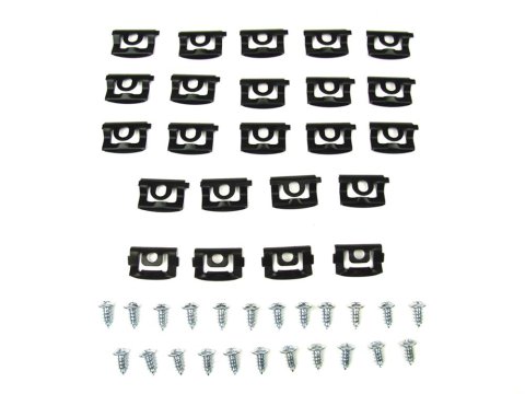 Precision Replacement Parts Windshield Molding Clip Kits PCK-690-68 1968-1976 Dodge Dart (2Dr Hardtop), Kit, Windshield, 46 Piece Set