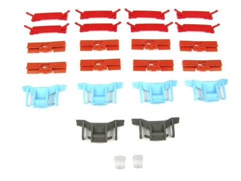 Precision Replacement Parts Windshield Molding Clip Kits PCK-709-92 1992-1995 Honda Civic (4Dr Sedan), Kit, Windshield, 24 Piece Set