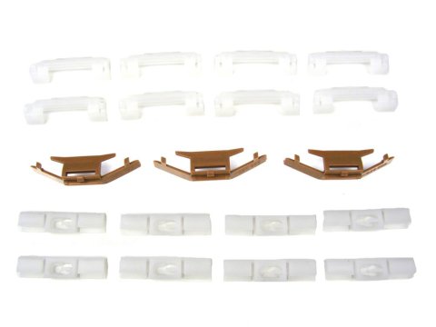 Precision Replacement Parts Windshield Molding Clip Kits PCK-711-92 1992-2000 Mitsubishi Montero, Kit, Windshield, 19 Piece Set