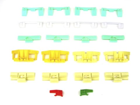 Precision Replacement Parts Windshield Molding Clip Kits PCK-772-94 1994-1997 Honda Accord (2Dr Coupe), Kit, Windshield, 22 Piece Set