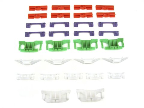 Precision Replacement Parts Windshield Molding Clip Kits PCK-805-97 1995-1998 Acura TL (4Dr Sedan), Kit, Windshield, 31 Piece Set