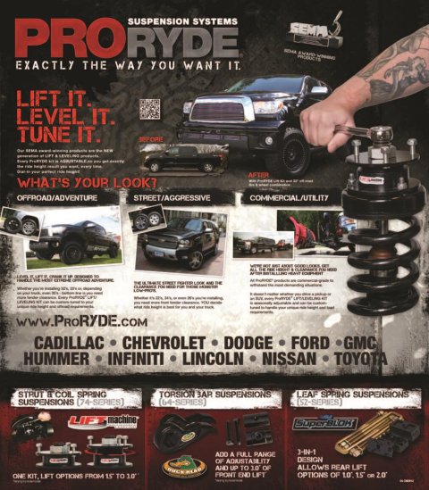 ProRyde Suspension Systems ZZZ Displays 54-A-FRAME P.O.P A-Frame Display W/25 tri-fold