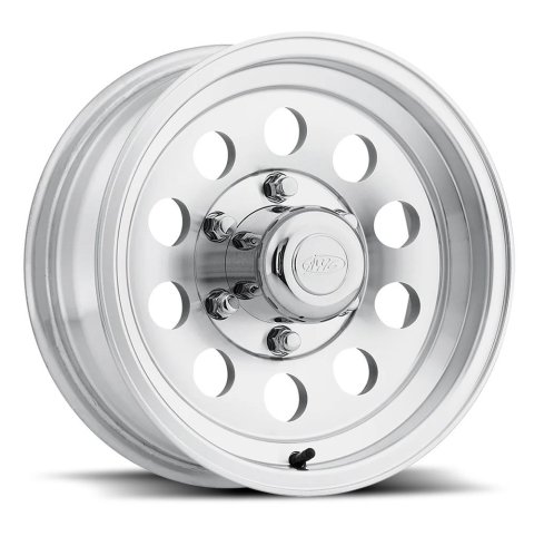 Raceline Wheels 881MC Mod Machined Trailer 14x6 Wheel, 881 Trailer, 14 in. x 6 in., 5 x 4.50 in. Bolt Pattern, Cast Aluminum, Machined, Natural, 0.00mm Offset, 81.03mm Center Bore, Each
