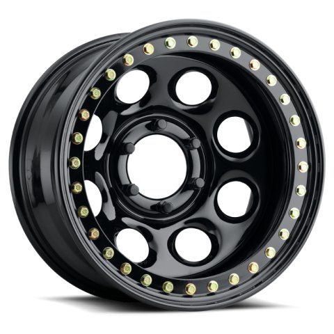 Raceline Wheels RT8150060R ROCK 8 ROCK A THON 15X10 6X5.5 BLK REV (2.5" BS)***