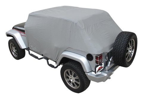 RT Off-Road Cab Covers for 2007-2017 WRANGLER, 2018 WRANGLER JK - CC10709 Cover, Polypropylene, Gray, Jeep, Each
