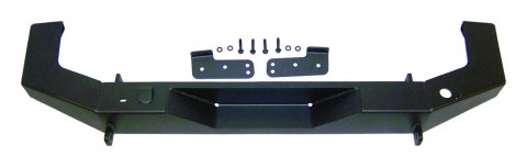 RT Off-Road Rock Bumpers RT20014 Bumper, Rear, Fabricated, Steel, Black Powdercoated, Jeep, Each
