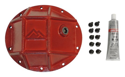 RT Off-Road 10 Bolt Dana 35 Differential Cover RT20025 Cover, 10-bolt, Steel, Red Powdercoated, 35, Each