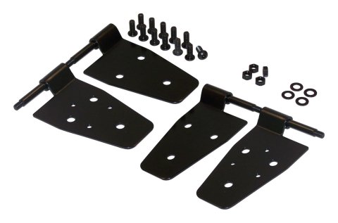 RT Off-Road Door Hinges for 1987-2006 WRANGLER - RT26003 Hinges, Steel, Black, Jeep, Set of 4