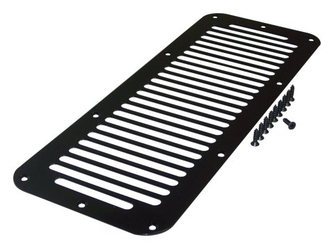 RT Off-Road Hood Vent Covers RT26008 Cover, Screw-on, Steel, Black, Jeep, Each