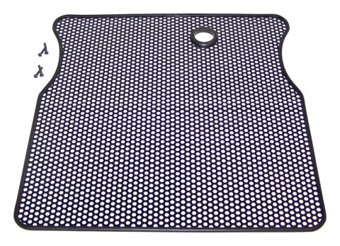 RT Off-Road Bug Screens RT26023 Grille Insert, Screen, Main Grille Position, Overlay Style, Steel, Black, Jeep, Each