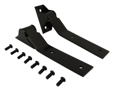 RT Off-Road Tailgate Hinges RT26035 Hinges, Stainless Steel, Black, Jeep, Pair