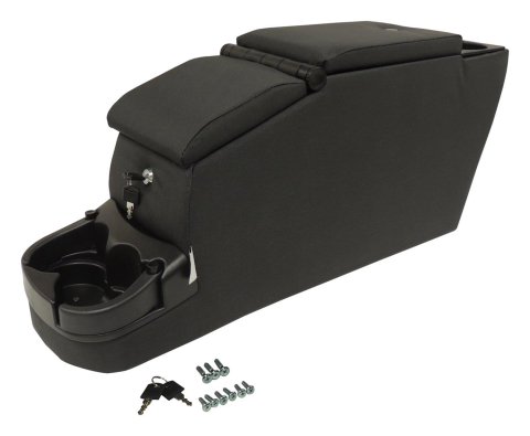 RT Off-Road Center Consoles RT27047 Console, Floor Hump Location, Lockable, Cup Holder, Black, Jeep, Each