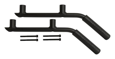 RT Off-Road Interior Grab Handles RT27058 Handle Set, Black Powder Coated Steel Rear Handle Set for 07-18 Jeep JK Wrangler