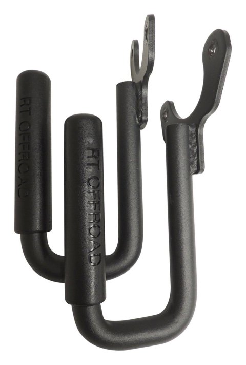 RT Off-Road Interior Grab Handles RT27061 Handle Set, Black Powder Coated Steel Front Handle Set for 1997-2006 Jeep TJ Wrangler