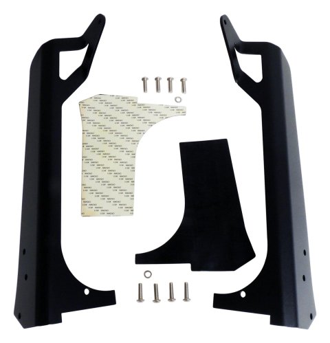 RT Off-Road Light Mount Brackets RT28090 Auxilary Brackets, 50" LED Bar Windshield Mounting Bracket Set for 1997-2006 Jeep TJ Wrangler