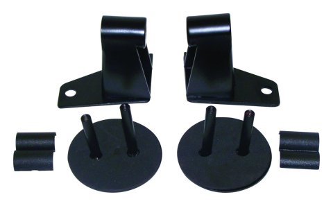 RT Off-Road Side View Mirror Relocation Brackets for 2007-2017 WRANGLER, 2018 WRANGLER JK - RT30016 Brackets, View, Jeep, Set