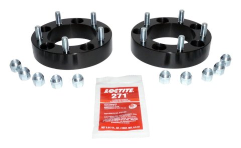 RT Off-Road Wheel Adapters RT32014 Adapter Black Set Jeep CJ (1976-1986) 1.5? Wide Spacer Set with a 5 on 5.5? Bolt Pattern; Includ