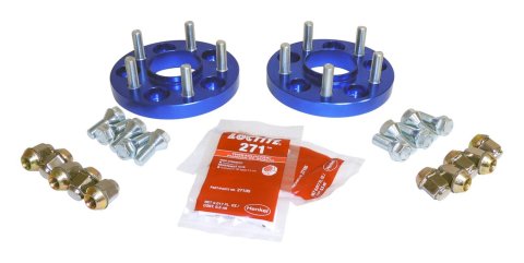 RT Off-Road 0.75 inch Wheel Spacers RT32015 Spacers, 0.750 in. Thickness, Aluminum, Blue Anodized, Jeep, Pair